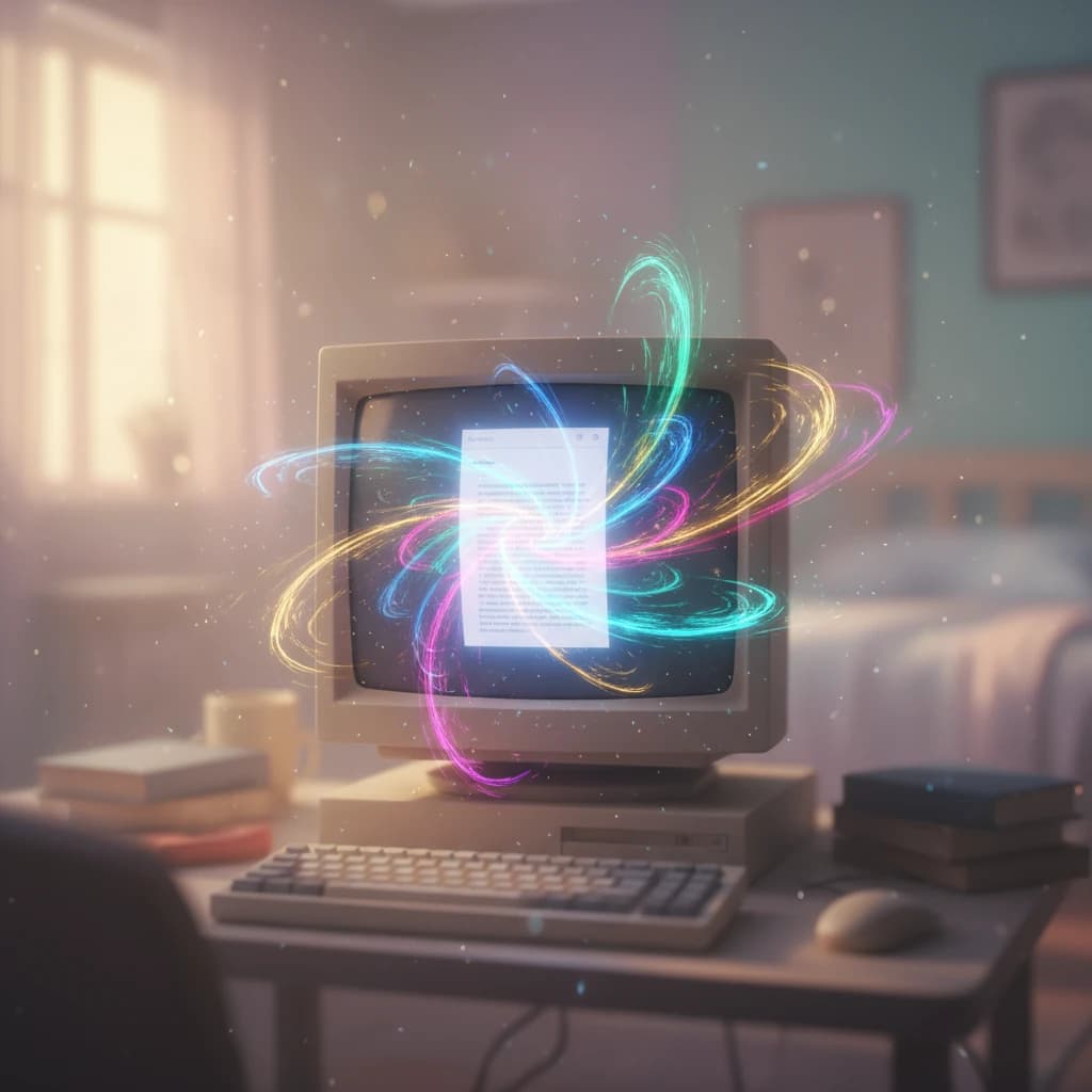 AI workspace transforming document hero